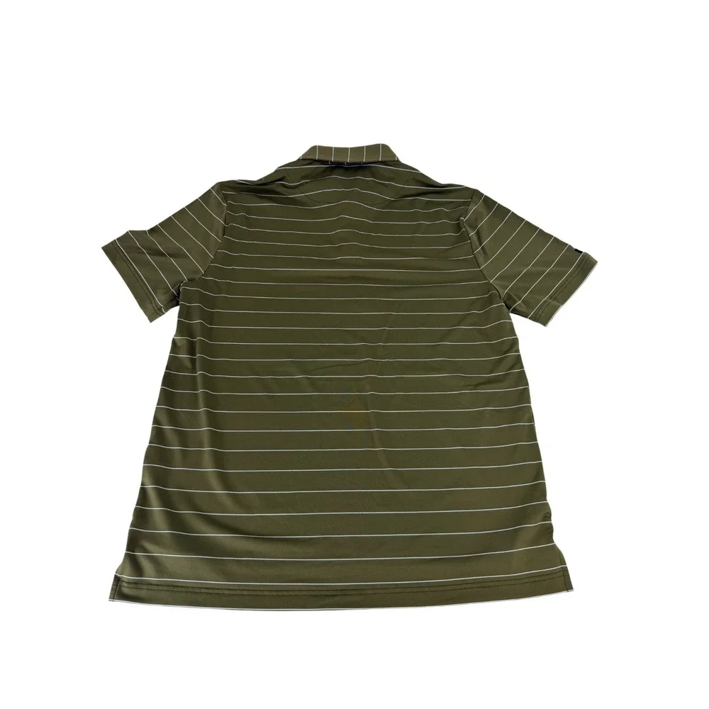 Good Good Golf Stance Stripe Polo Shirt Mens Size L Large Green NWT - Picture 5 of 5